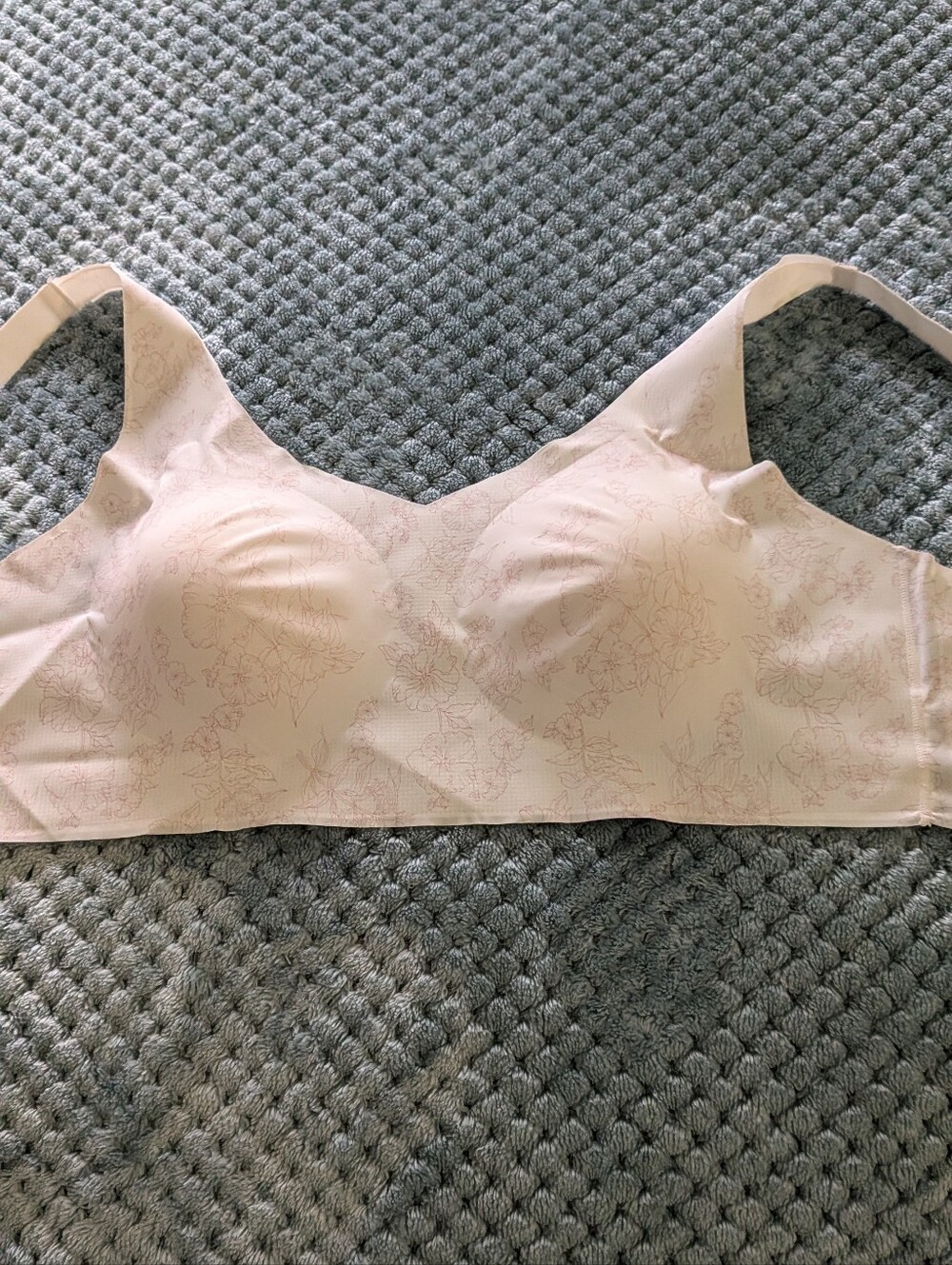Bali Pink Floral Wireless Comfort Bra